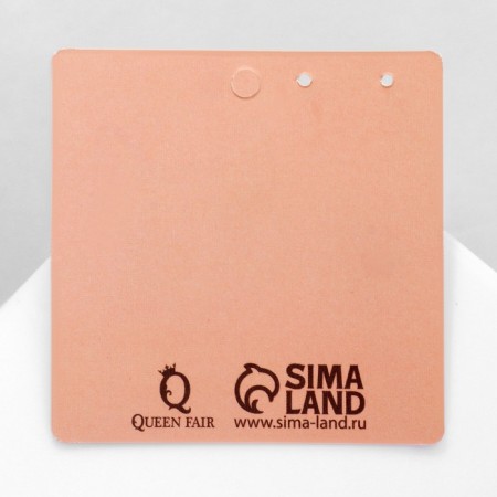 Acryl Earrings “Mammoth”, Pink Color-2