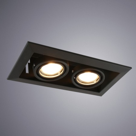 ARTE LAMP Cardani Piccolo A5941PL-2BK, GU10, 2x50 W, 13x25x8 cm, black-1