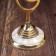 Candle with a pearl with mother -of -pearl bending 21cm