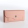 Women's wallet on magnet, pink color