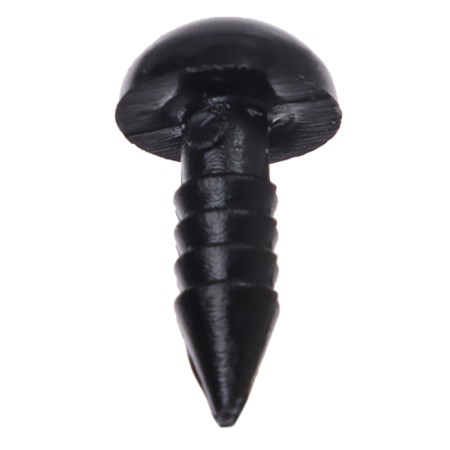 Rifle eyes with plugs, set 40 pcs., Size 1 pc. - 0.8 cm, black color-3