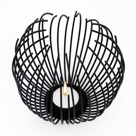 Metal desktop "Shar", 15.5 x 15 cm, black-1