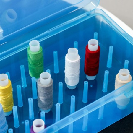 Organizer for storing threads, 42 departments, 23.5 × 13.5 × 6.5 cm, color mix-10