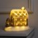 LED figure "Winter House" 22 × 21 × 17 cm, acrylic, 30 LED, 220 V, glow warm white