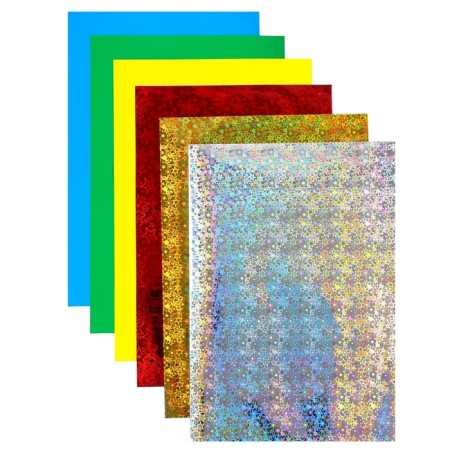 Color self -adhesive A4, 6 sheets, 6 colors, 80 g/m2, Smeshariki-4