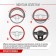 SkyWay Combo-4 scrap, size m, black-red, eco-leather