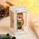 Christmas tree decoration "Owl with a book" 9 cm, brown