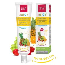 Детская зубная паста Splat Juicy «Тутти-фрутти», с гидроксиапатитом, 35 мл