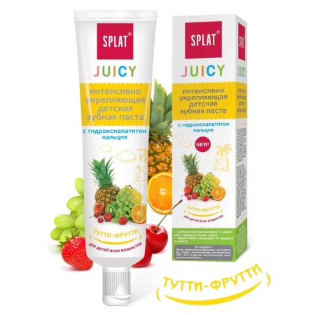 Children's toothpaste Splat Juicy "Tutti-Futti", with hydroxyapatitis, 35 ml