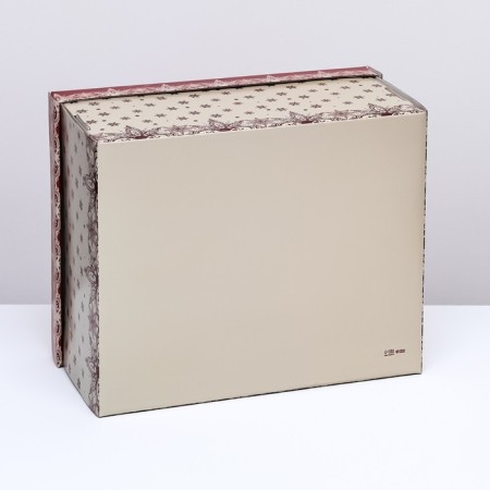 Folding box "Happy New Year and Merry Christmas!", 31.2 x 25.6 x 16.1 cm-5