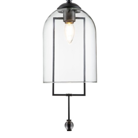 Bra Indigo, 11034/1w Black. 1x40W, e14, 270x180x800 mm, transparent color-4