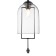 Bra Indigo, 11034/1w Black. 1x40W, e14, 270x180x800 mm, transparent color