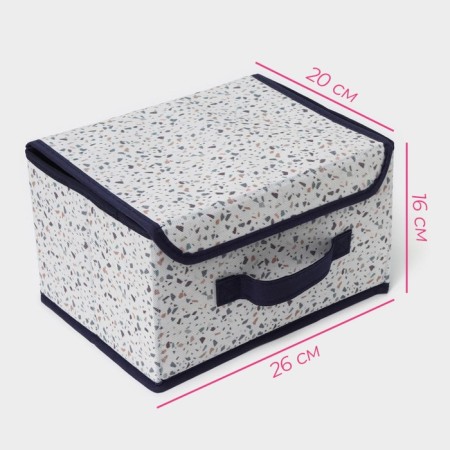 The storage box "Marmalade", 26 × 20 × 16 cm, white color-2