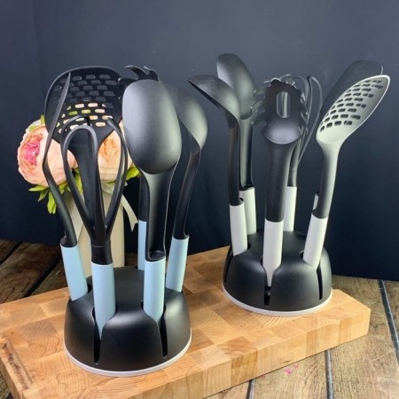 A set of kitchen supplies Lenardi, on a stand, 6 items, color mix