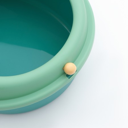 A round -round toilet 40 x 33.8 x 25.5 cm, green/orange-5