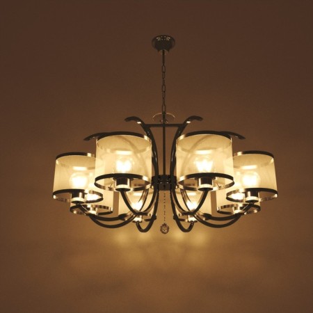 Chandelier 91307/8 E27 40W chrome 82x82x85 cm Bayerlux-12