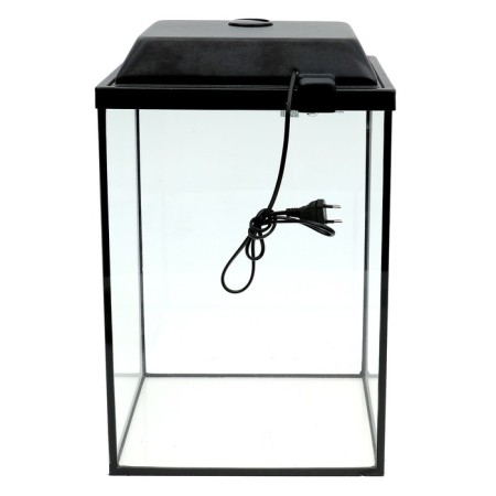 Aquarium "Column" with a lid, 36 liters, 32 x 25 x 45/50.5 cm, black-4