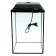 Aquarium "Column" with a lid, 36 liters, 32 x 25 x 45/50.5 cm, black