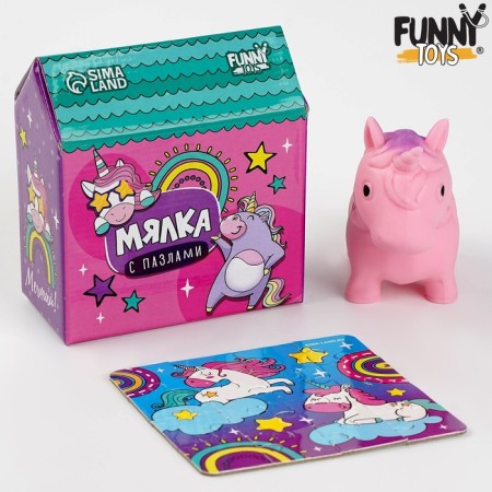 Anthistress label with puzzle "Unicorn"-2