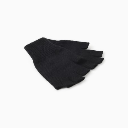 Gloves (mittens) male, black color, river 20-1