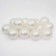 Balls for dry pool "mother -of -pearl", ball diameter 7.5 cm, set 150 pieces, white color