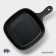 Ceramic dish for the supply of Magistro Carbon, 28 × 19 × 4 cm, black color
