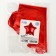 Foil ball 9 "Star", red