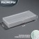 Organizer for storage, with a lid, 14 × 6 × 2.5 cm, white color