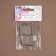 Lightning tips, 2.5 × 1.4 cm, 5 pcs, silver color