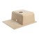 Sin for a kitchen made of stone Zein 150/Q5, 575 x 470 mm, rectangular, overflow, sand color