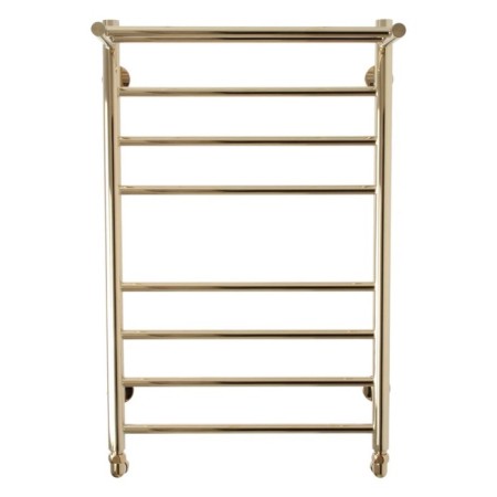 Water towels Domoterm "Medea" P8, 500x800 mm, with a shelf, gold