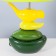 Bullet "Bird" E14 40W yellow-green 28x28x47 cm Risalux