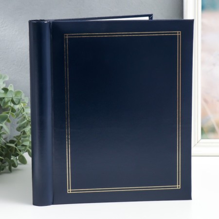 Photo album magnetic for 30 sheets 23x28 cm blue