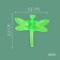 Clips for Plants "Dragonfly", set of 10 pcs., Mix, Greengo