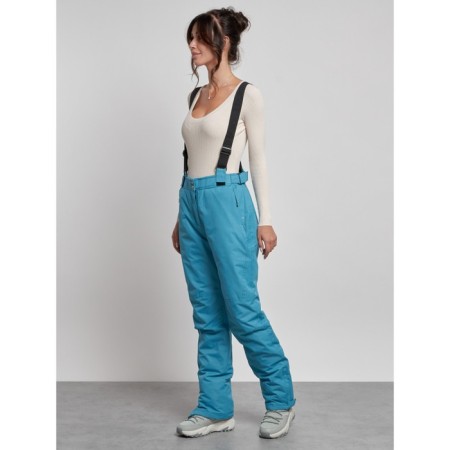 Semi -combinezone ski insulated female winter, size 42, blue color-1