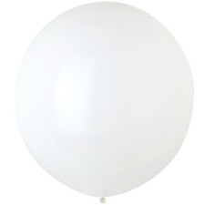 Шар латексный 18" пастель White 5 шт.