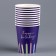 A one -time paper glass "Happy Birthday", candles, 250 ml