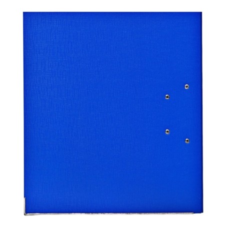 A4, 75 mm registrar, calligrata, PVC, embossing "Len", metal edging, pocket for a spine, collected, blue, mix-1