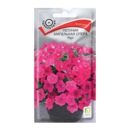 Flowers of petunia ampelous "Opera Rose" 5 pcs