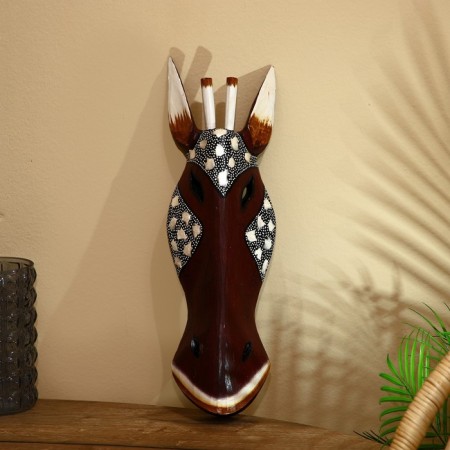Mask "Zebra" Albezia 50 cm