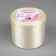 Satin tape, 75 mm × 23 ± 1 m, creamy color No. 02