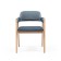 The dining room Combo, the frame of the beech, fabric polyester, the color of Pacific Ocean Blue