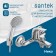Santek's bath mixer "Nico", short spout, with accessories, chrome