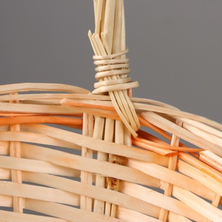 Wicker basket, 40x28x17x13x43 cm, vine-5