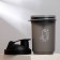 Sports shaker “don't touch”, black, with a bowl for protein, 500 ml