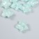 Busina Plastic for the creativity "Star. Stone ice" transparent green 1.3x2.6x2.6 cm