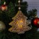 Decor with backlight "Christmas tree with a deer"