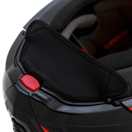 Snowmobile helmet Zox Condor Parkway, glass with electric heating, gloss, size l, red, black-9