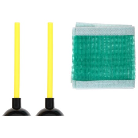 A set for table tennis Children's Onlytop: 2 rackets, 3 balls, a mesh, suction cups 2 pcs., Tripod 2 pcs.-10
