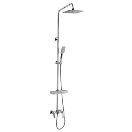 The Lemark Tropic LM7002C shower system, tropical shower, shower, brass, chrome